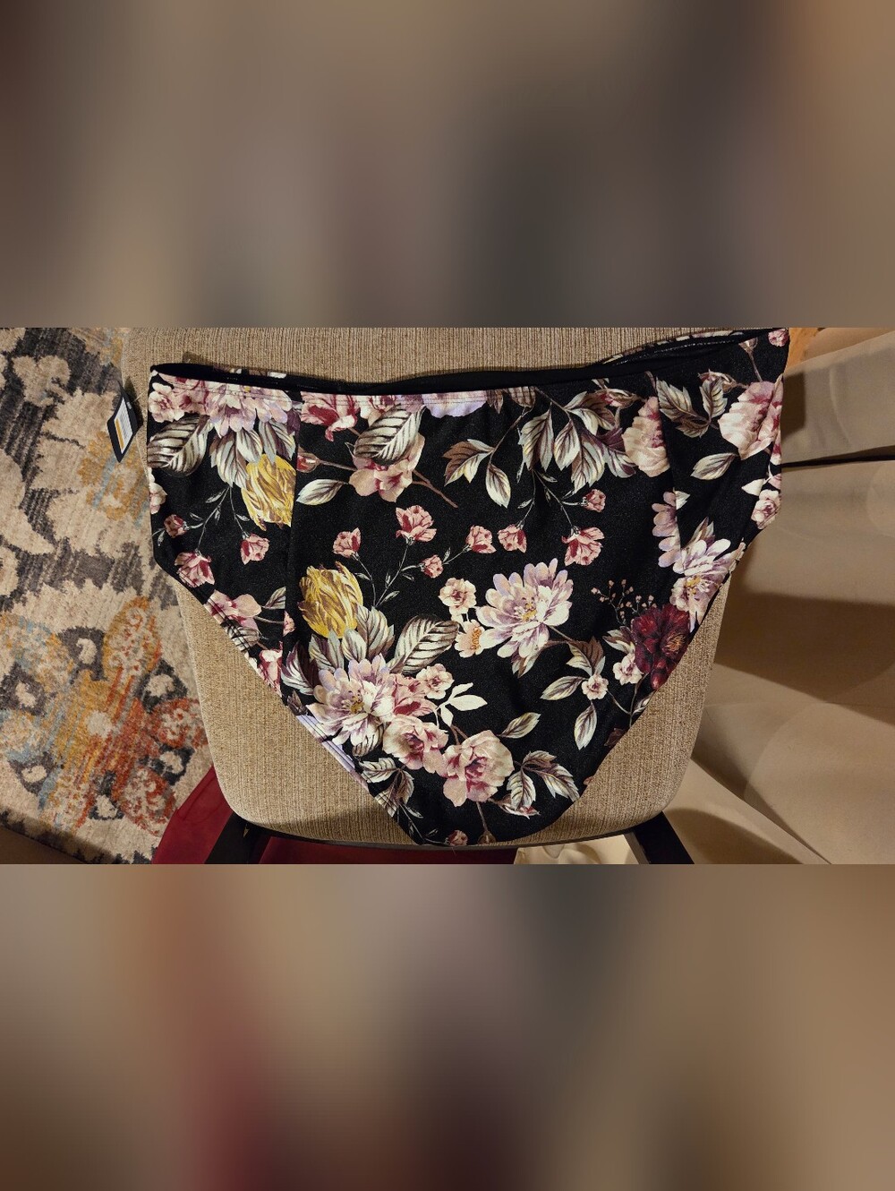 Rachel Roy High Waisted Floral Bikini Bottom, 3X